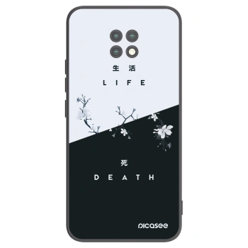 Picasee Xiaomi Redmi Note 9T Hülle - Schwarzes Silikon - Lebendig - Tot