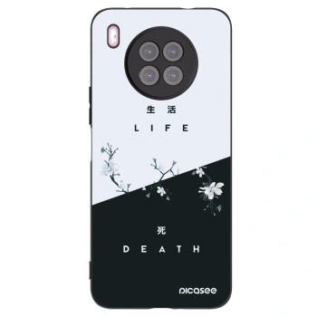 Picasee Huawei Nova 8i Hülle - Schwarzes Silikon - Lebendig - Tot