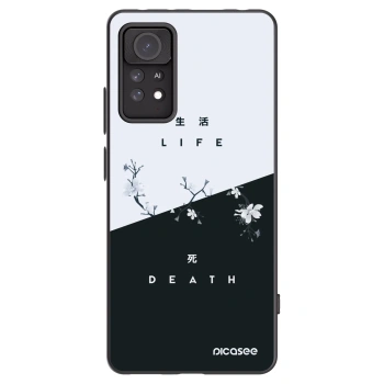 Picasee Xiaomi Redmi Note 11 Pro 5G Hülle - Schwarzes Silikon - Lebendig - Tot