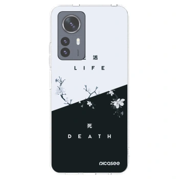 Picasee Xiaomi 12 Pro Hülle - Transparentes Silikon - Lebendig - Tot
