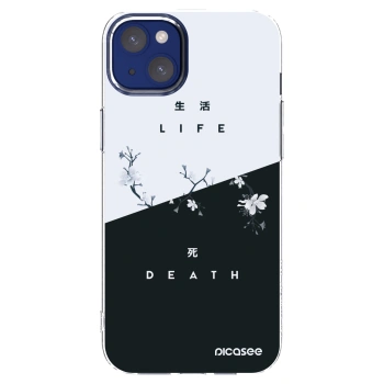 Picasee Apple iPhone 14 Plus Hülle - Transparentes Silikon - Lebendig - Tot