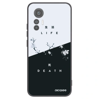 Picasee Xiaomi 12 Lite Hülle - Schwarzes Silikon - Lebendig - Tot