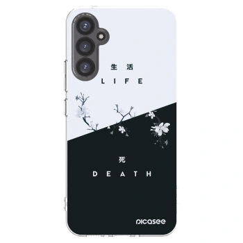 Picasee Samsung Galaxy A34 5G A346B Hülle - Transparentes Silikon - Lebendig - Tot