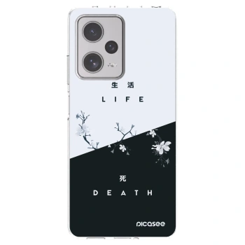 Picasee Xiaomi Redmi Note 12 Pro+ 5G Hülle - Transparentes Silikon - Lebendig - Tot