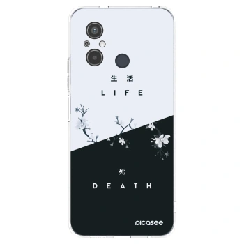 Picasee Xiaomi Redmi 12C Hülle - Transparentes Silikon - Lebendig - Tot