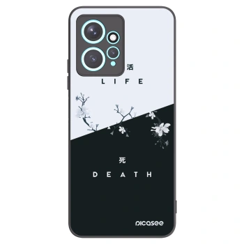 Picasee Xiaomi Redmi Note 12 4G Hülle - Schwarzes Silikon - Lebendig - Tot