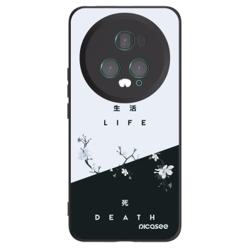 Picasee Honor Magic5 Pro Hülle - Schwarzes Silikon - Lebendig - Tot