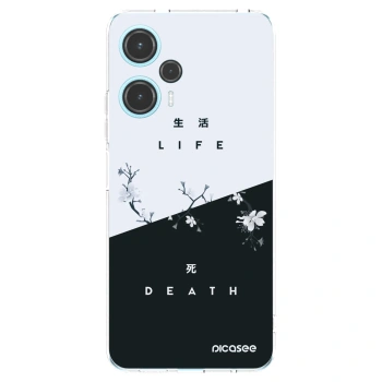 Picasee Xiaomi Poco F5 Hülle - Transparentes Silikon - Lebendig - Tot