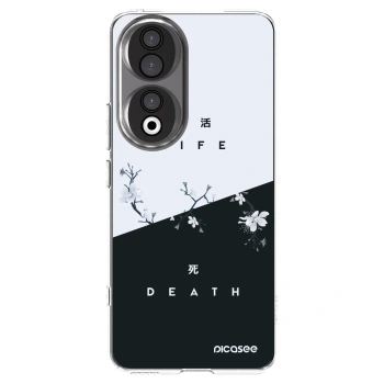 Picasee Honor 90 5G Hülle - Transparentes Silikon - Lebendig - Tot