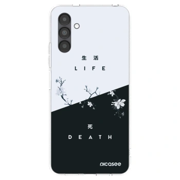 Picasee Samsung Galaxy A04s A047F Hülle - Transparentes Silikon - Lebendig - Tot
