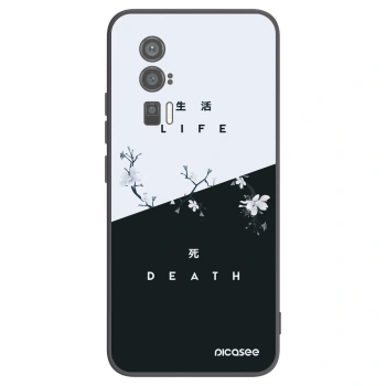 Picasee Xiaomi Poco F5 Pro 5G Hülle - Schwarzes Silikon - Lebendig - Tot