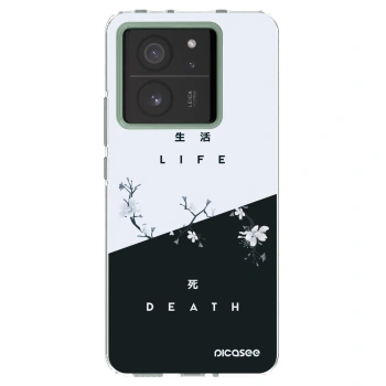 Picasee Xiaomi 13T Hülle - Transparentes Silikon - Lebendig - Tot