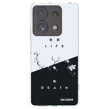Picasee Xiaomi Redmi Note 13 Pro 4G Hülle - Transparentes Silikon - Lebendig - Tot