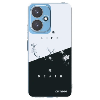 Picasee Xiaomi Redmi 13C 5G Hülle - Transparentes Silikon - Lebendig - Tot