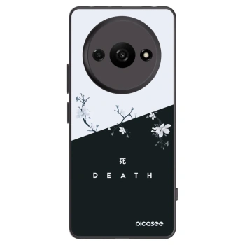 Picasee Xiaomi Redmi A3 Hülle - Schwarzes Silikon - Lebendig - Tot
