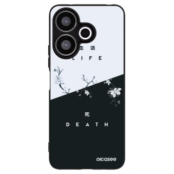 Picasee Xiaomi Redmi 13 4G Hülle - Schwarzes Silikon - Lebendig - Tot