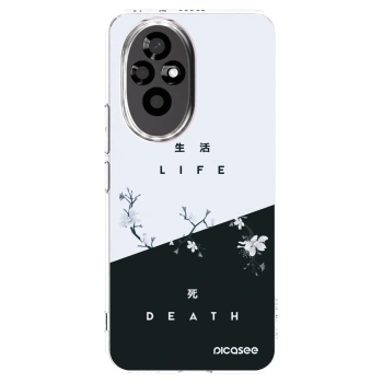 Picasee Honor 200 Pro 5G Hülle - Transparentes Silikon - Lebendig - Tot