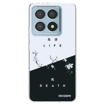 Picasee Xiaomi 14T Pro Hülle - Transparentes Silikon - Lebendig - Tot