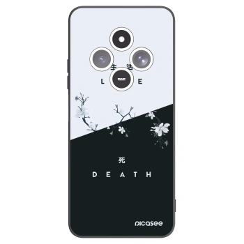 Picasee Xiaomi Redmi 14C Hülle - Schwarzes Silikon - Lebendig - Tot