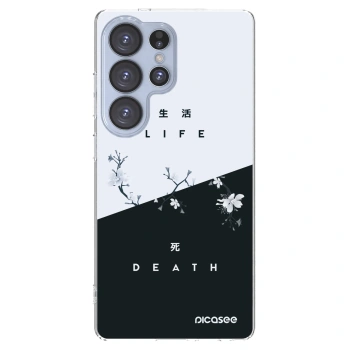 Picasee Samsung Galaxy S25 Ultra 5G Hülle - Transparentes Silikon - Lebendig - Tot