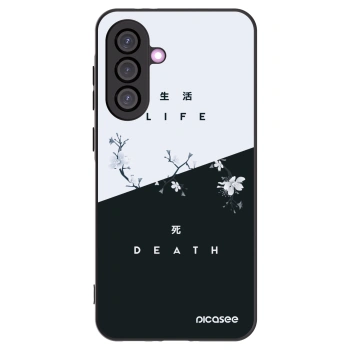 Picasee Samsung Galaxy A36 5G Hülle - Schwarzes Silikon - Lebendig - Tot