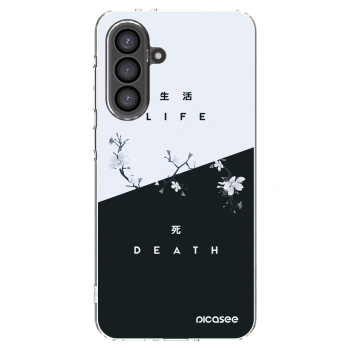 Picasee Samsung Galaxy A36 5G Hülle - Transparentes Silikon - Lebendig - Tot