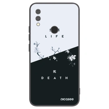 Picasee Xiaomi Redmi Note 7 Hülle - Schwarzes Silikon - Lebendig - Tot