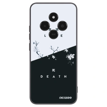 Picasee Xiaomi Poco C75 Hülle - Schwarzes Silikon - Lebendig - Tot