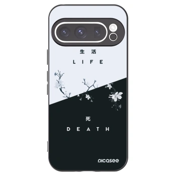 Picasee Google Pixel 9 Pro XL Hülle - Schwarzes Silikon - Lebendig - Tot