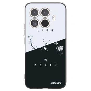 Picasee Xiaomi 15T Pro Hülle - Schwarzes Silikon - Lebendig - Tot