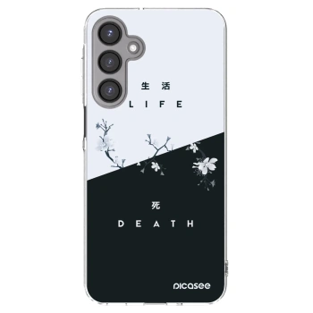 Picasee Samsung Galaxy A16 4G Hülle - Transparentes Silikon - Lebendig - Tot