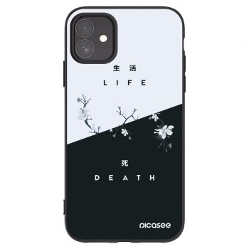 Picasee Apple iPhone 11 Hülle - Schwarzes Silikon - Lebendig - Tot