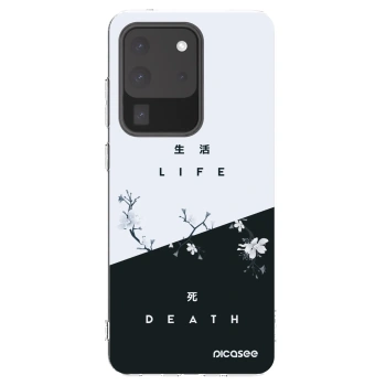 Picasee Samsung Galaxy S20 Ultra 5G G988F Hülle - Transparentes Silikon - Lebendig - Tot