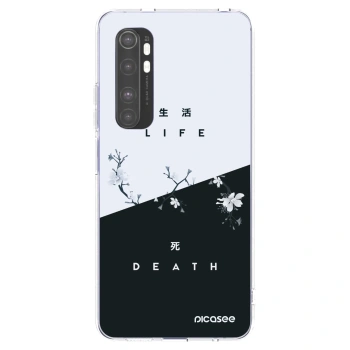 Picasee Xiaomi Mi Note 10 Lite Hülle - Transparentes Silikon - Lebendig - Tot