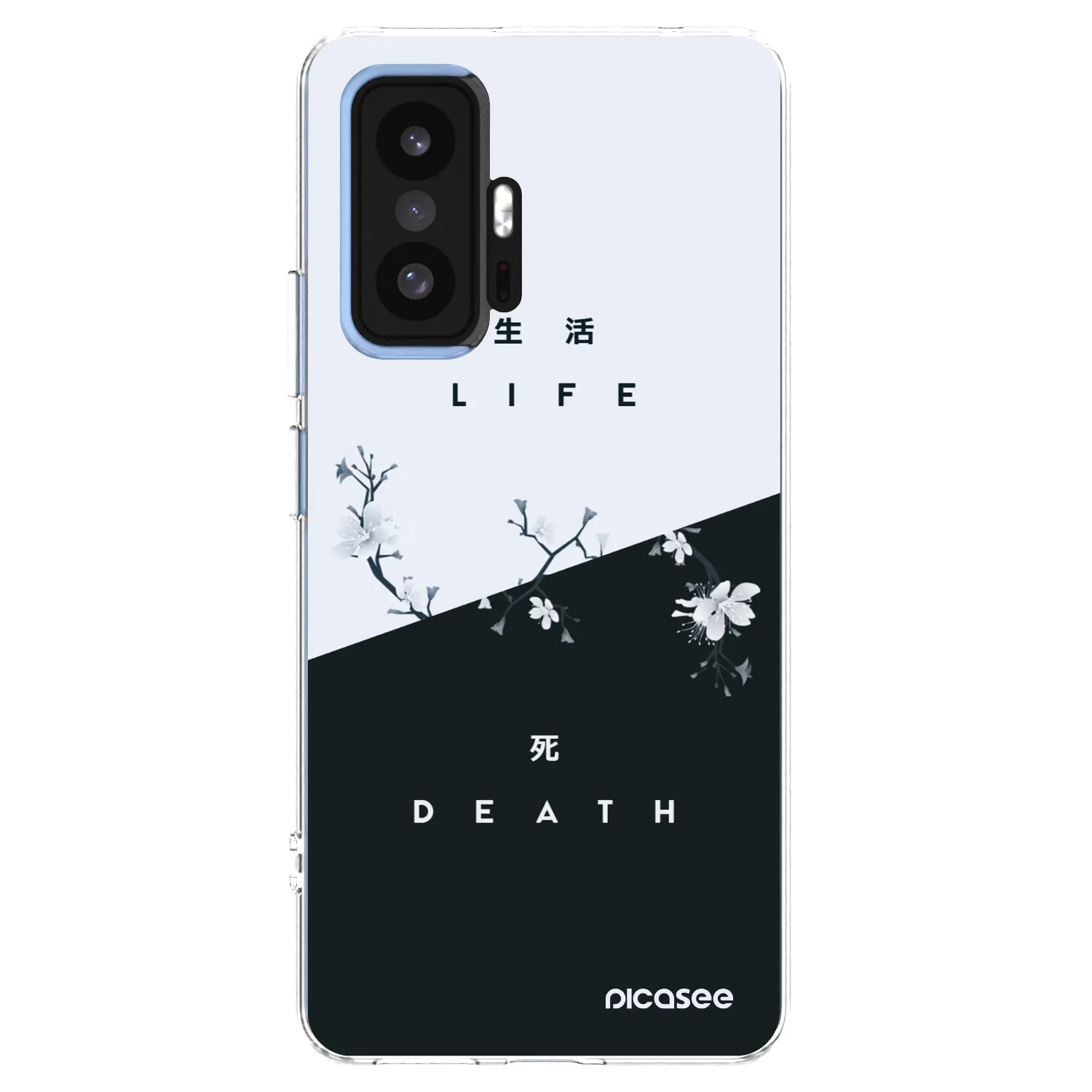 Picasee Xiaomi 11T Hülle - Transparentes Silikon - Lebendig - Tot