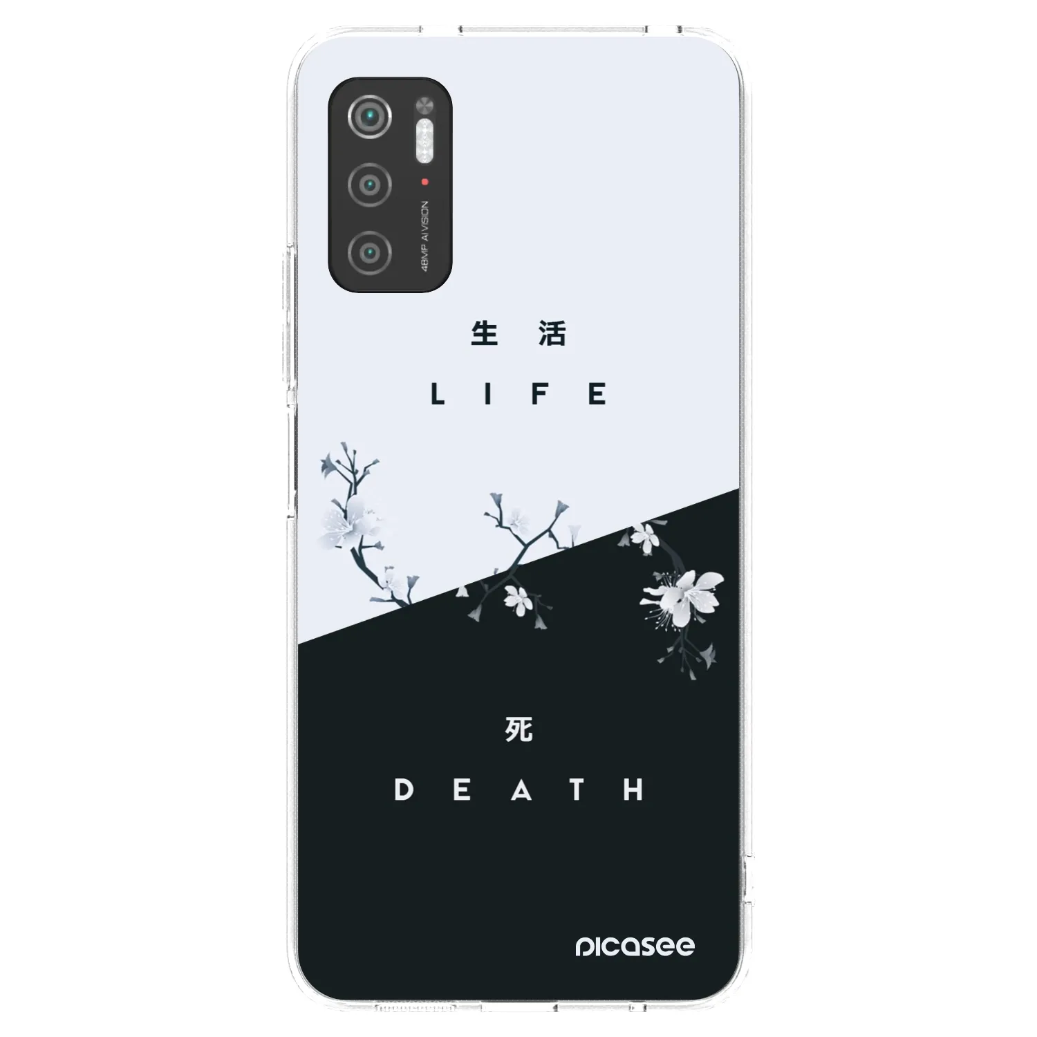 Picasee Xiaomi Poco M3 Pro 5G Hülle - Transparentes Silikon - Lebendig - Tot