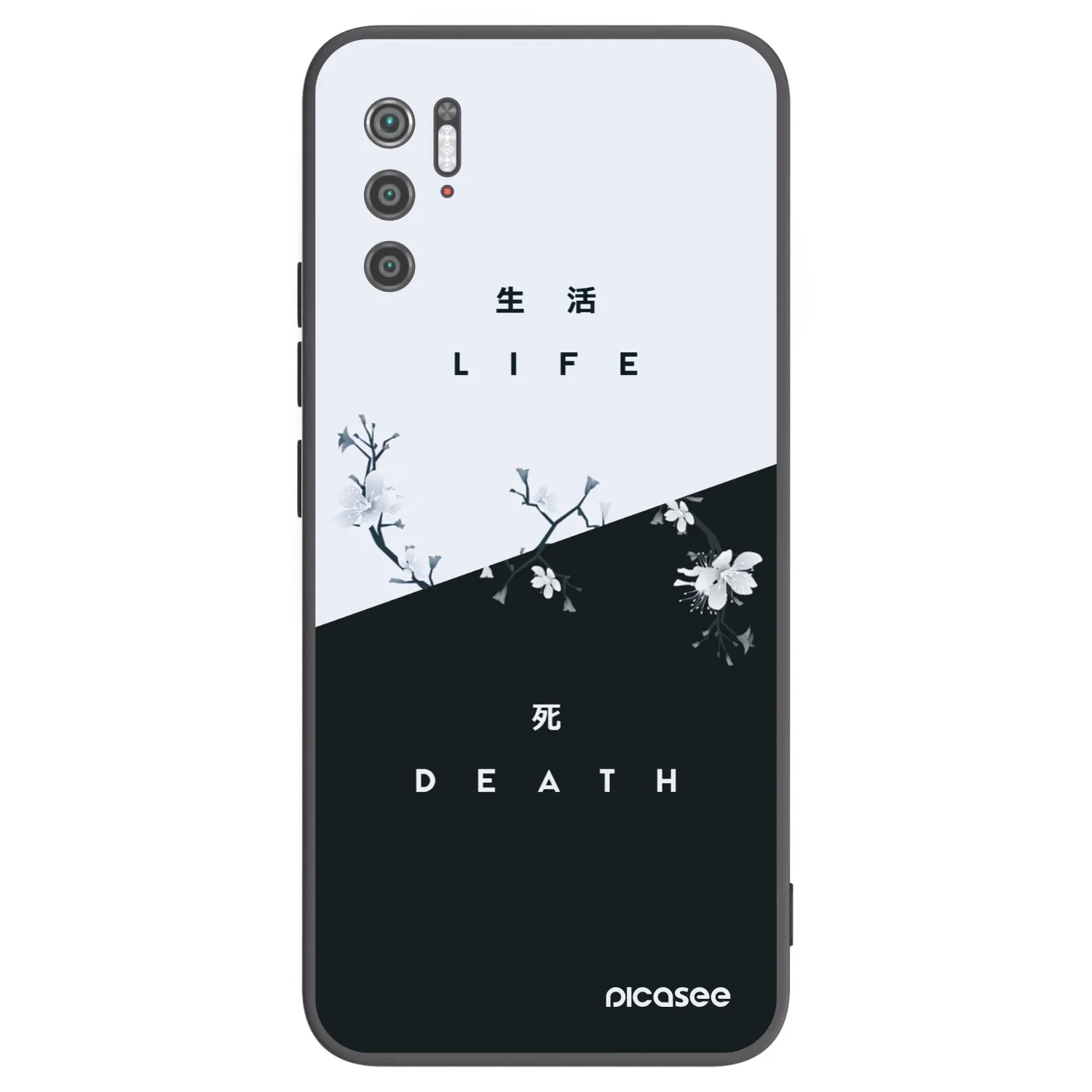 Picasee Xiaomi Poco M3 Pro 5G Hülle - Schwarzes Silikon - Lebendig - Tot