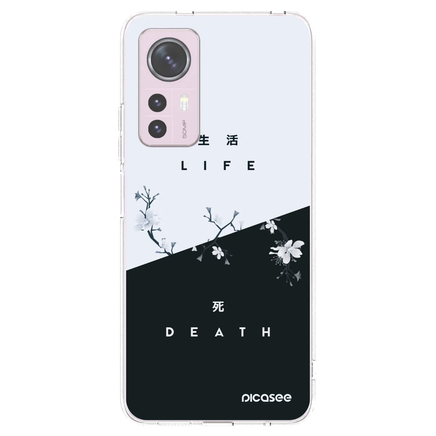 Picasee Xiaomi 12 Hülle - Transparentes Silikon - Lebendig - Tot