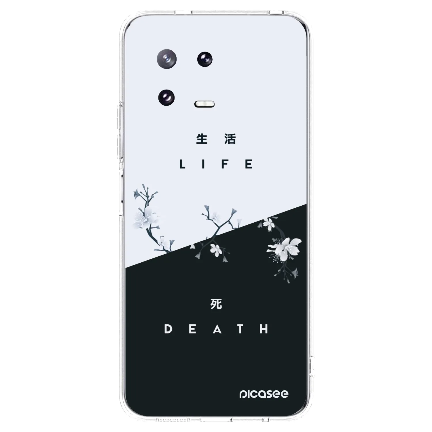 Picasee Xiaomi 13 Pro Hülle - Transparentes Silikon - Lebendig - Tot