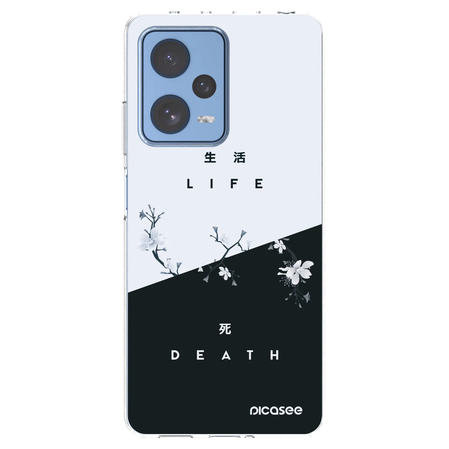Picasee Xiaomi Redmi Note 12 Pro 5G Hülle - Transparentes Silikon - Lebendig - Tot