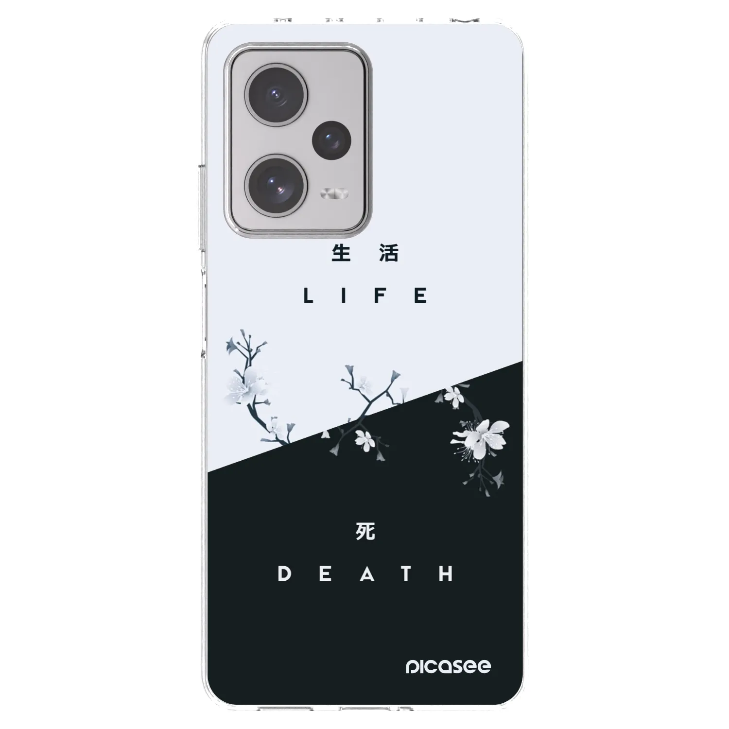 Picasee Xiaomi Redmi Note 12 Pro+ 5G Hülle - Transparentes Silikon - Lebendig - Tot
