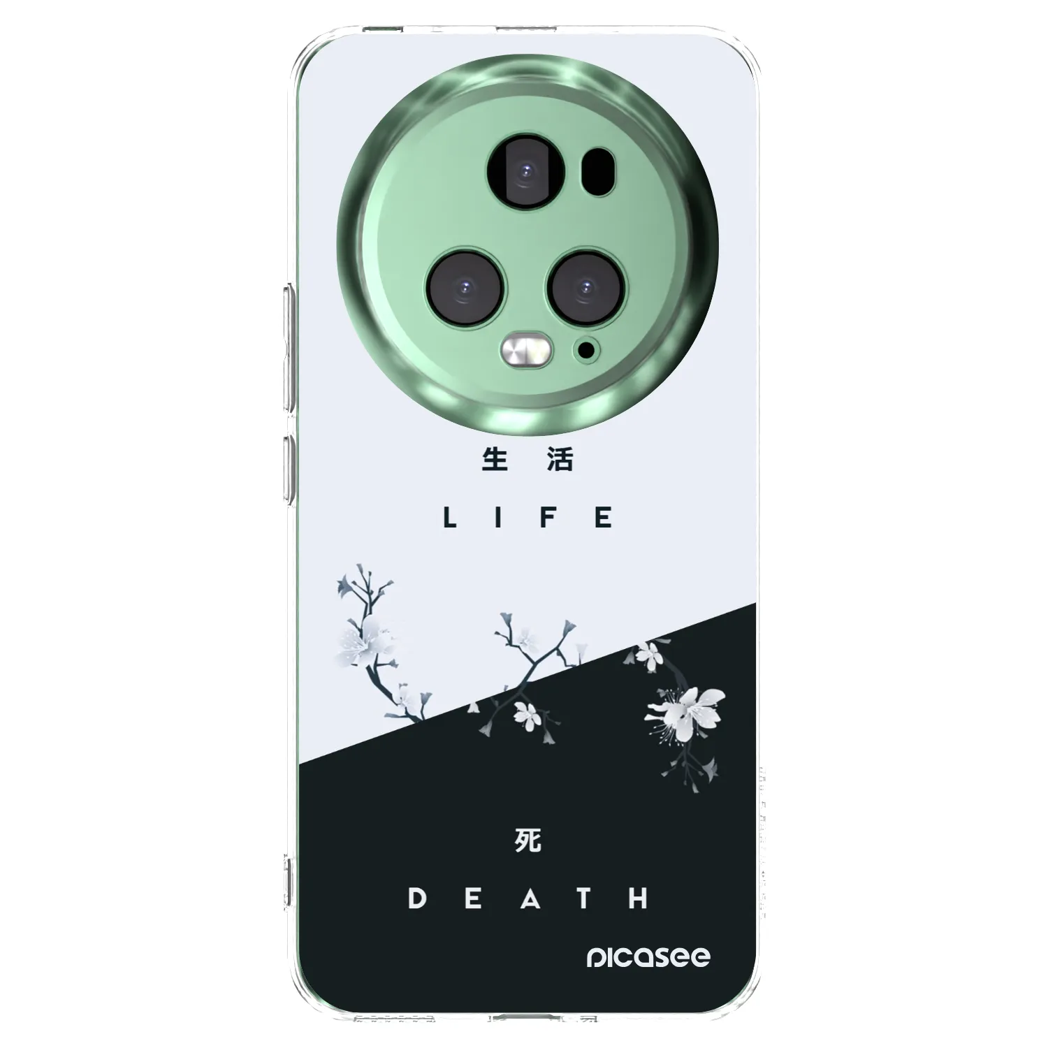Picasee Honor Magic5 Pro Hülle - Transparentes Silikon - Lebendig - Tot