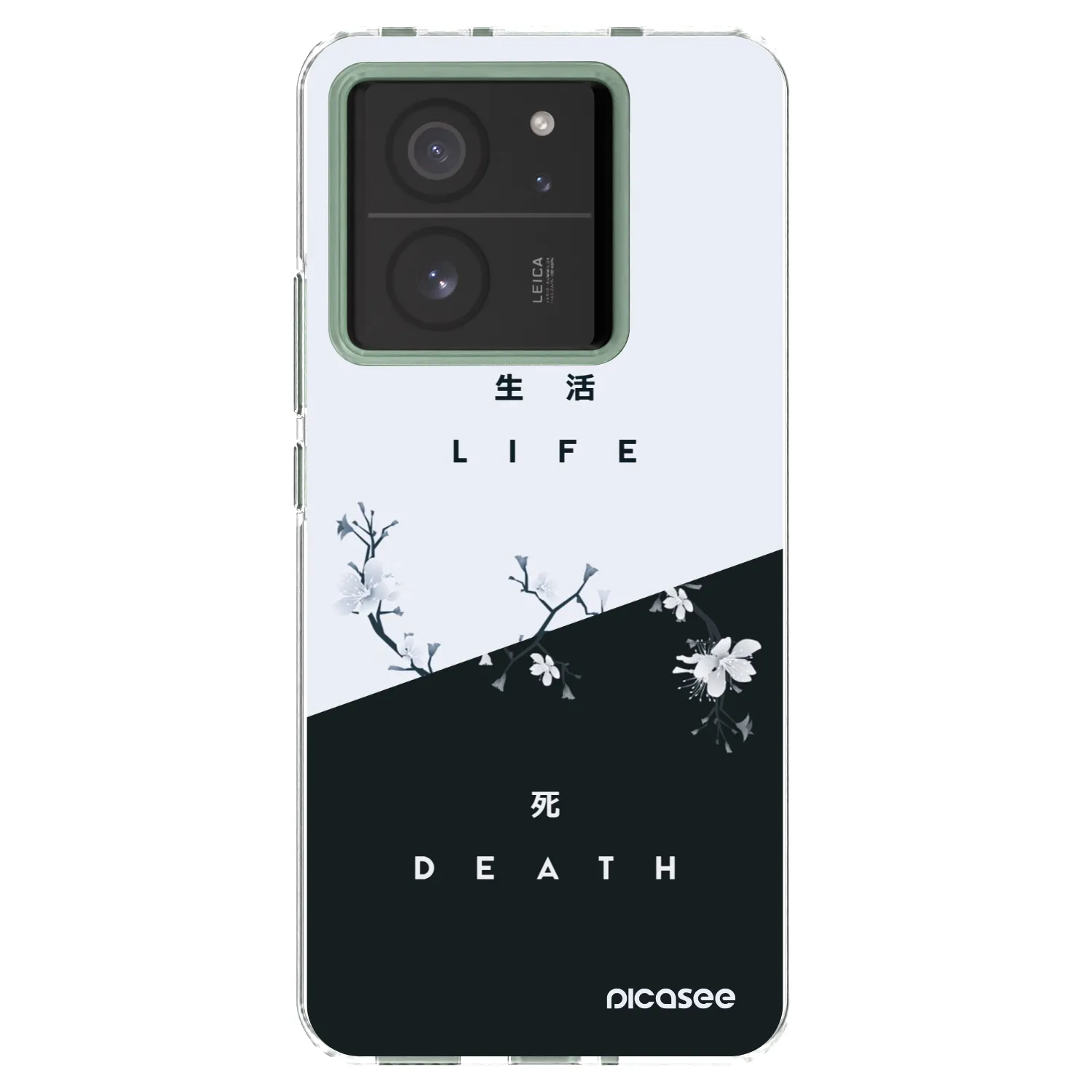 Picasee Xiaomi 13T Hülle - Transparentes Silikon - Lebendig - Tot