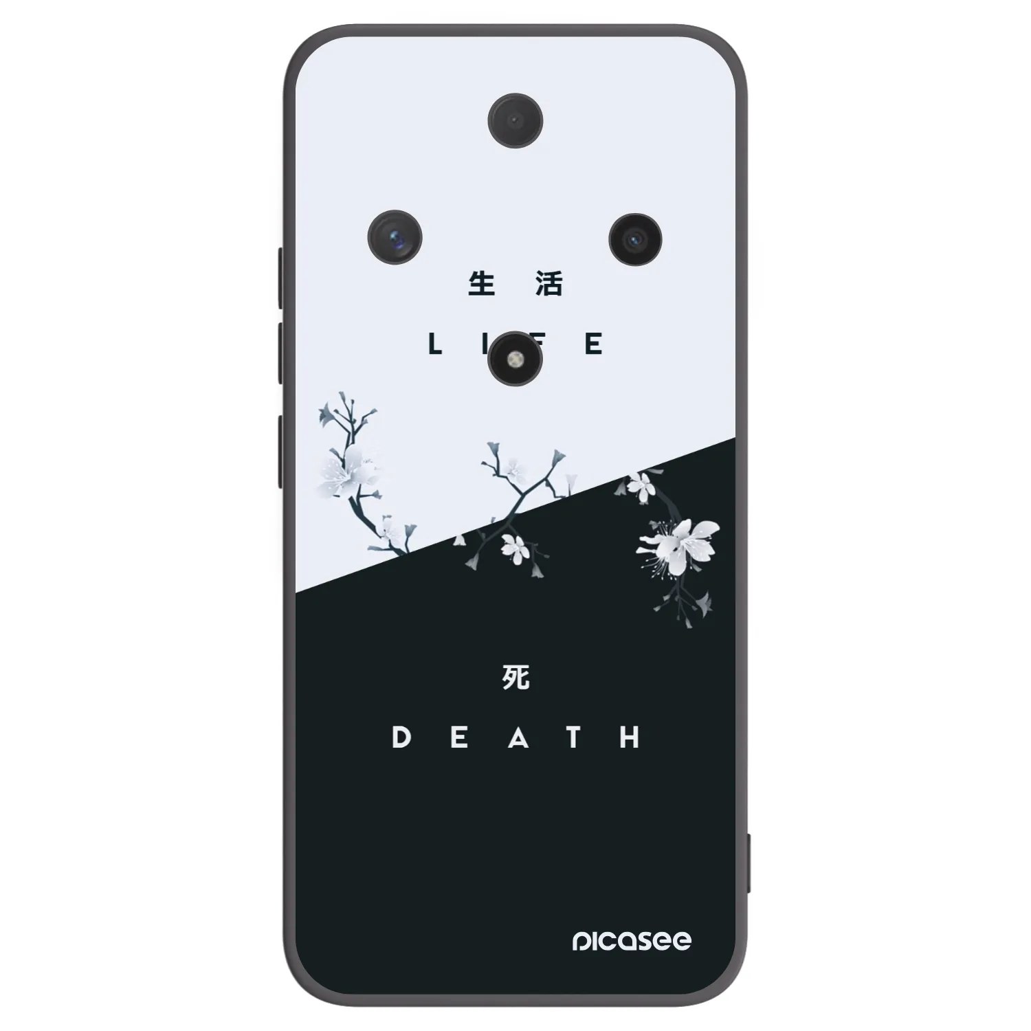 Picasee Honor Magic6 Lite 5G Hülle - Schwarzes Silikon - Lebendig - Tot