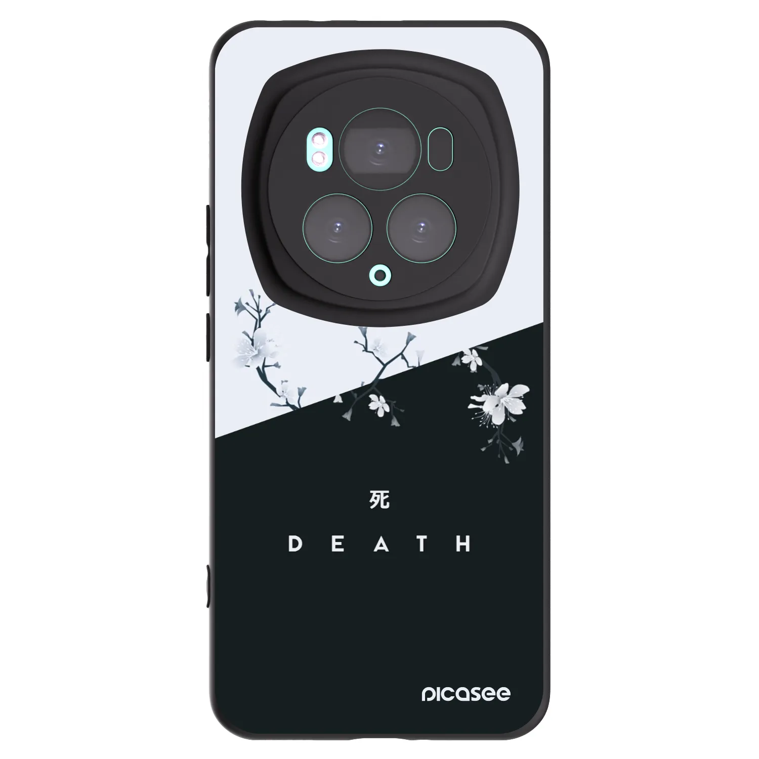 Picasee Honor Magic6 Pro Hülle - Schwarzes Silikon - Lebendig - Tot