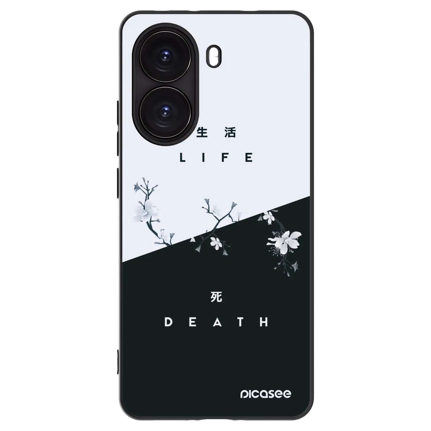 Picasee Xiaomi Poco X7 Pro 5G Hülle - Schwarzes Silikon - Lebendig - Tot