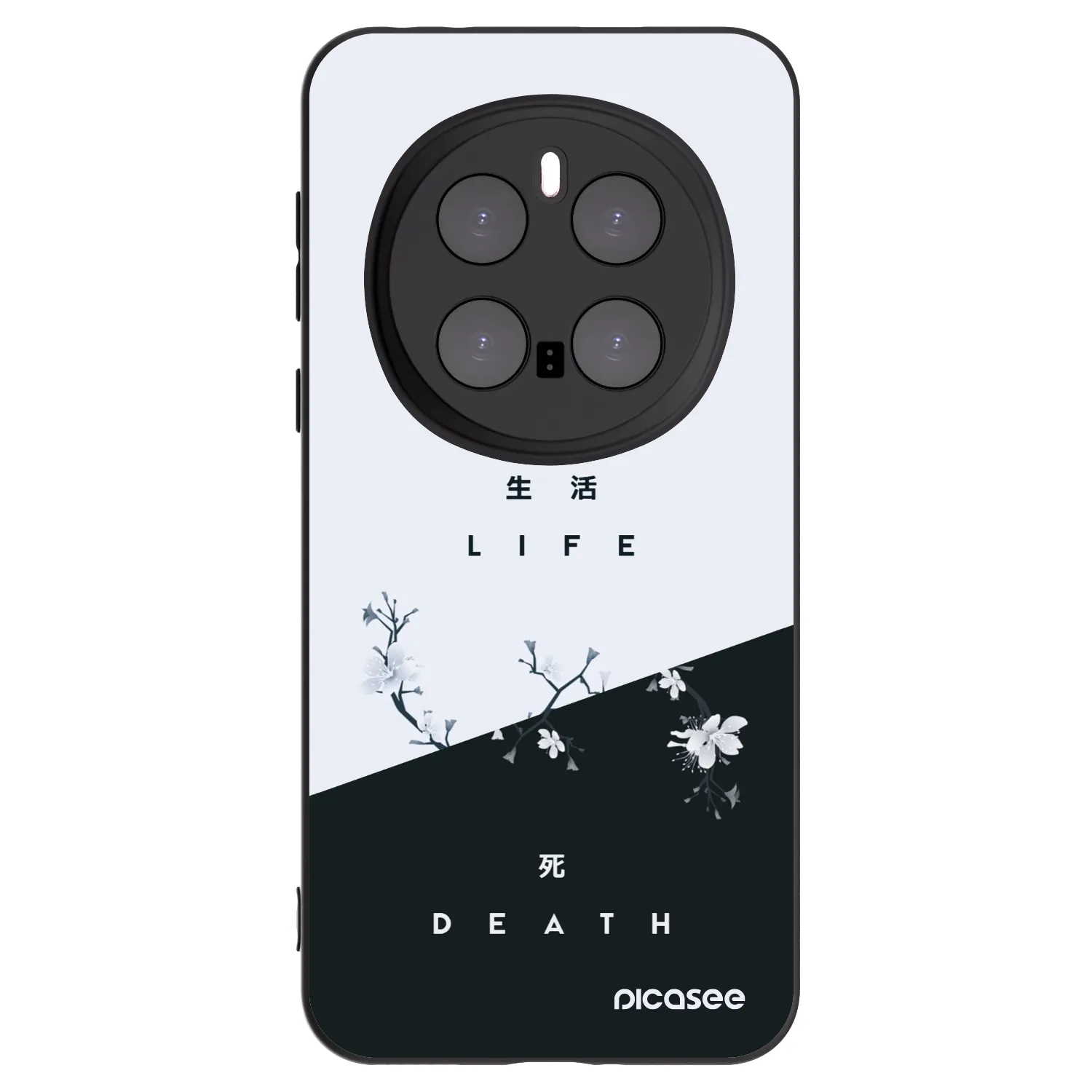 Picasee Honor Magic7 Pro 5G Hülle - Schwarzes Silikon - Lebendig - Tot