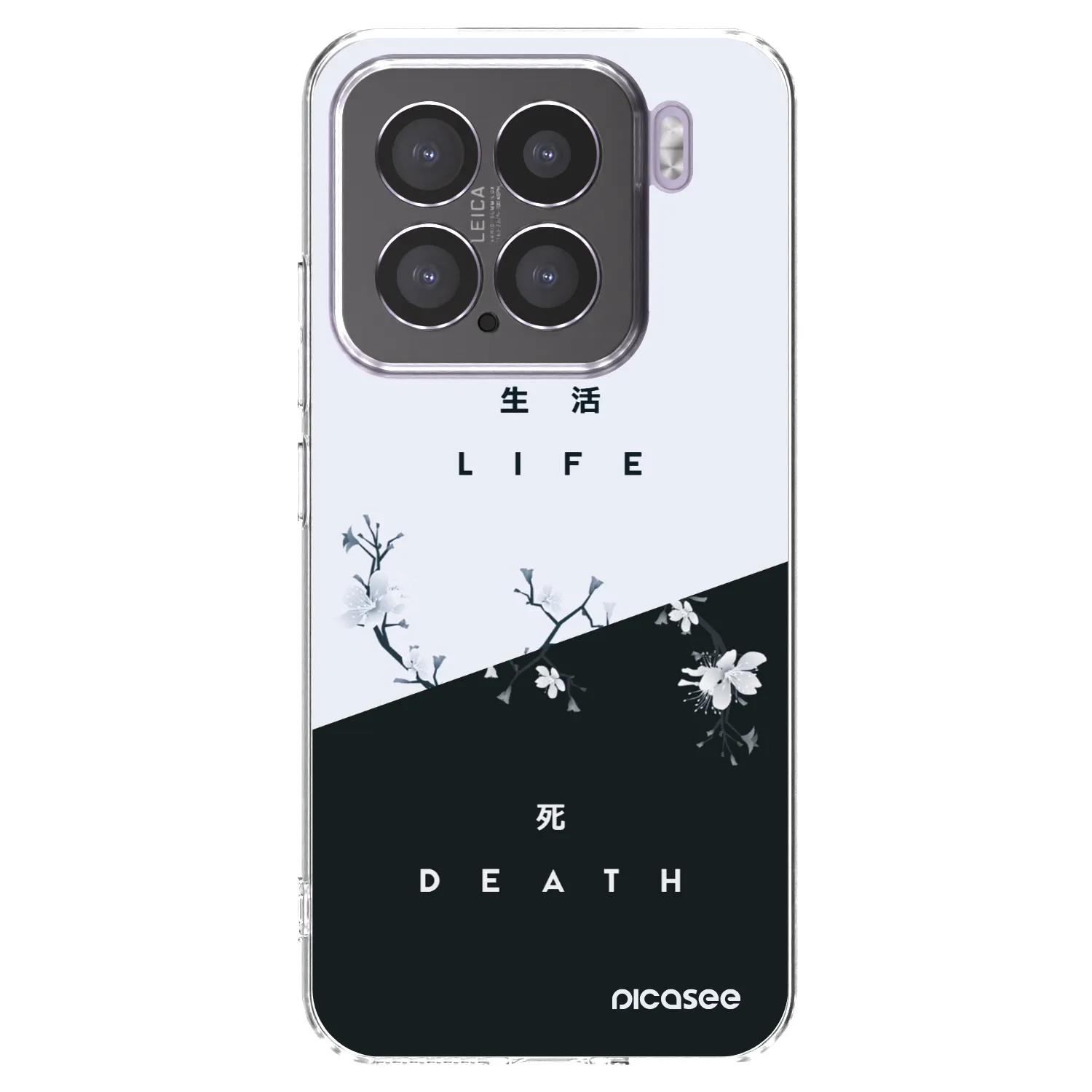 Picasee Xiaomi 15 Hülle - Transparentes Silikon - Lebendig - Tot