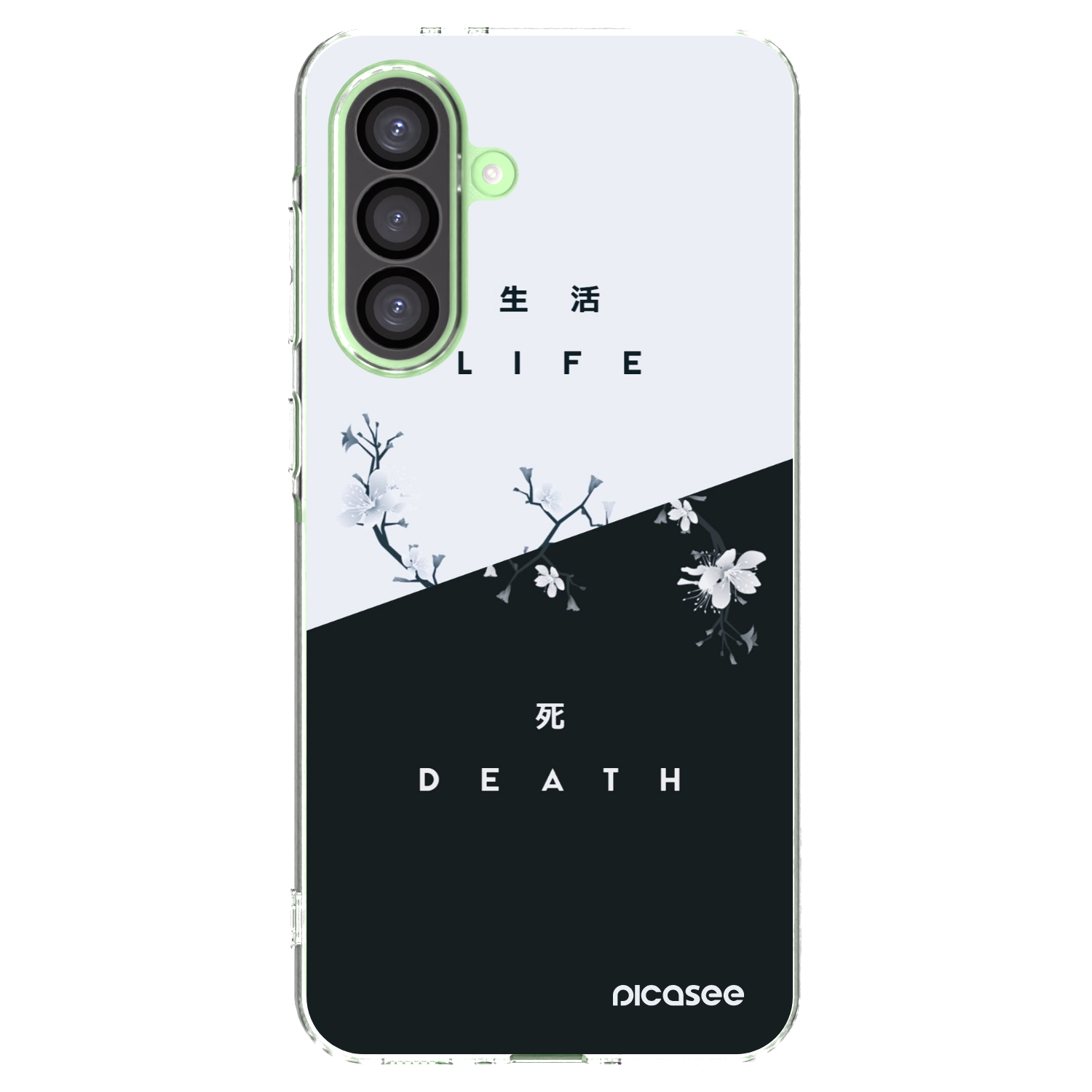 Picasee Samsung Galaxy A26 5G A266B Hülle - Transparentes Silikon - Lebendig - Tot
