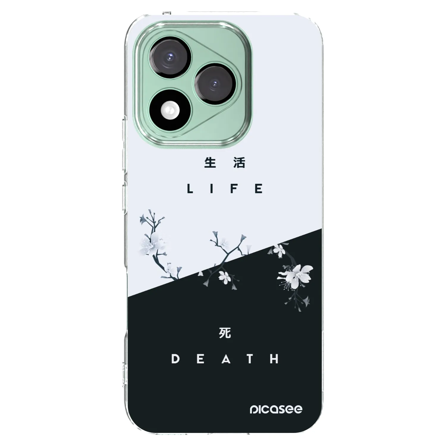 Picasee Honor 400 Lite 5G Hülle - Transparentes Silikon - Lebendig - Tot